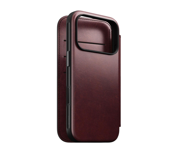 Nomad Modern Leather Folio do iPhone 17 Pro MagSafe burgund - 1362229 - zdjęcie